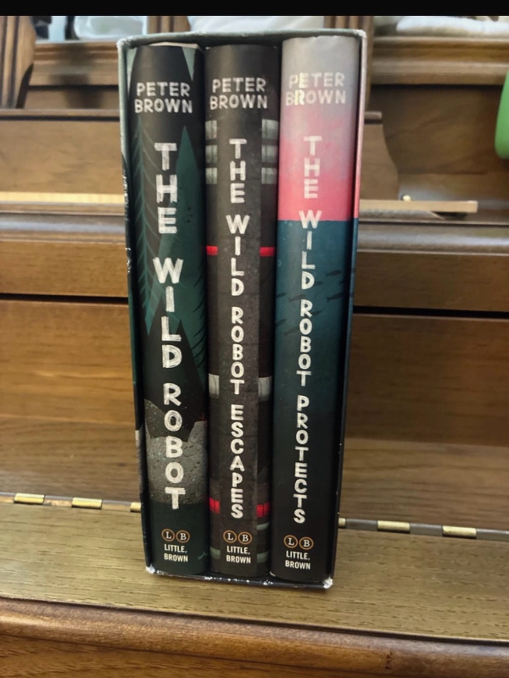 The Wild Robot Boxed 3 Book Gift Set by Peter Brown Hardcover